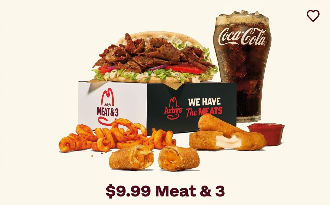 $9.99 Meat & 3