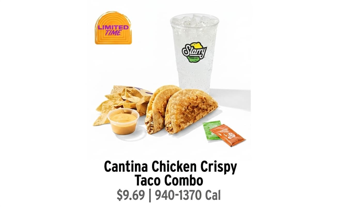 Image of Cantina Chicken Crispy Taco Combo