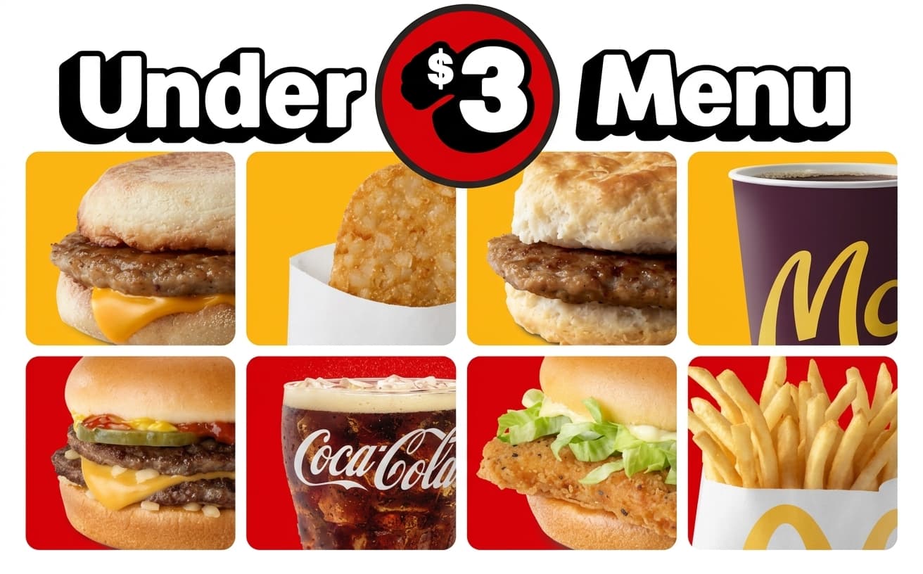 Under $3 Menu